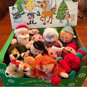 New!  1998 Island of Misfits Toy Set of 12 Stuffins CVS Limited Edition Plus Box